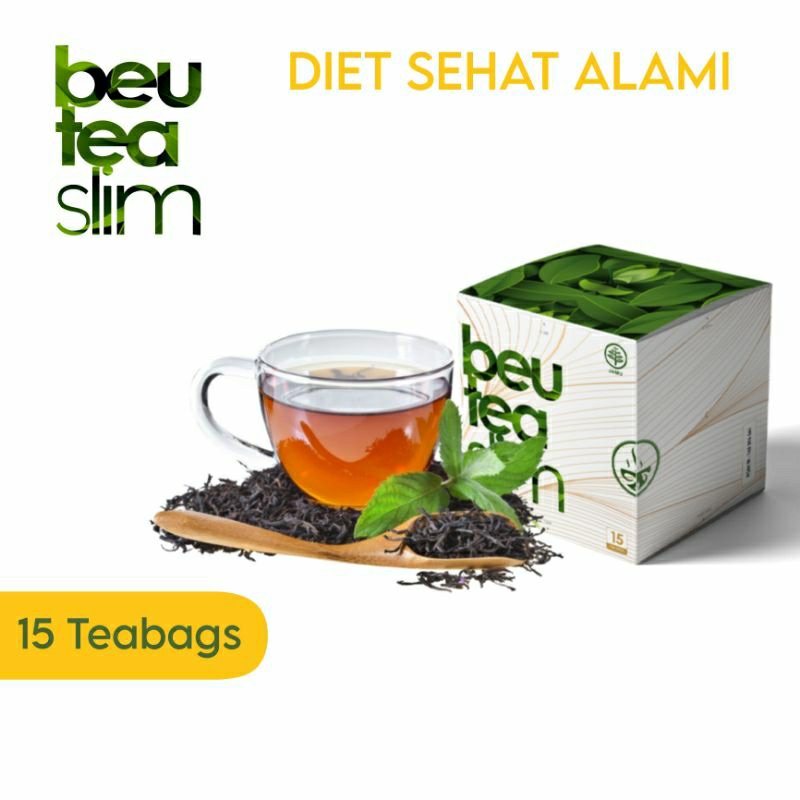 

Beu Tea Slim Teh Hijau Pelangsing Alami Detox Bakar Lemak