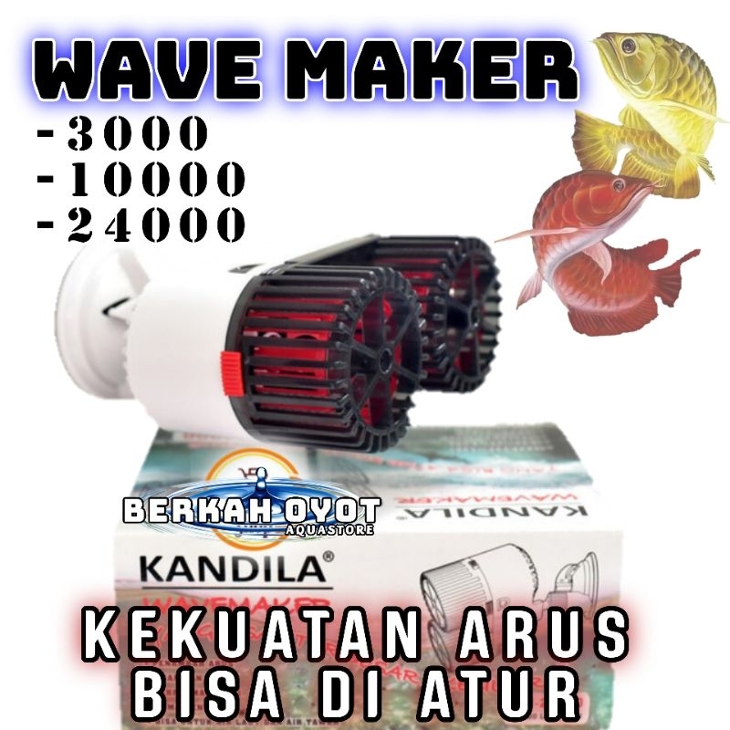KANDILA WAVE MAKER MESIN PEMBUAT OMBAK / ARUS AKUARIUM & KOLAM