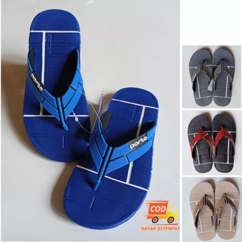 PORTO - Sandal PORTO 1034 Jepit Termurah / Sandal Jepit Anak Pria&Wanita Terbaru / Sandal Karet / Te