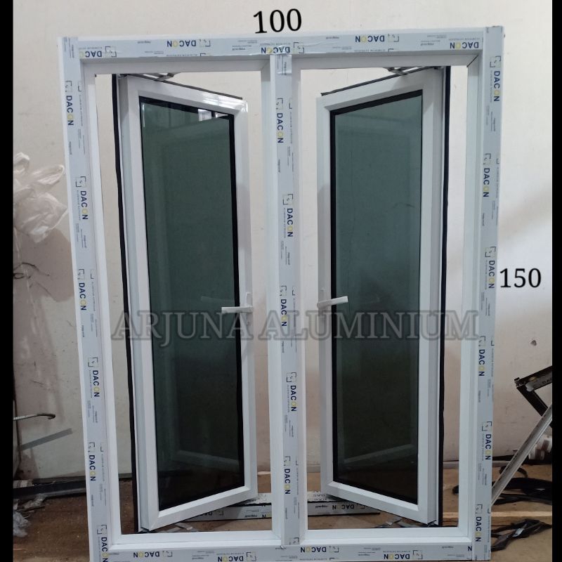 Jendela Aluminium Gandeng 1 Set 150x100