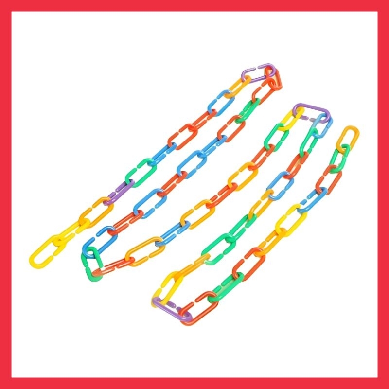 RANTAI PLASTIK 50 CM MAINAN PANJAT SUGARGLIDER &amp; BURUNG - AKSESORIS KANDANG