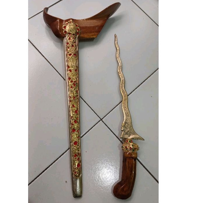 keris /keris pengantin/keris isi kuningan