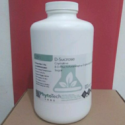 Sukrosa Phytotech S-391. Packing 1KG. Sucrose pro analyst.
