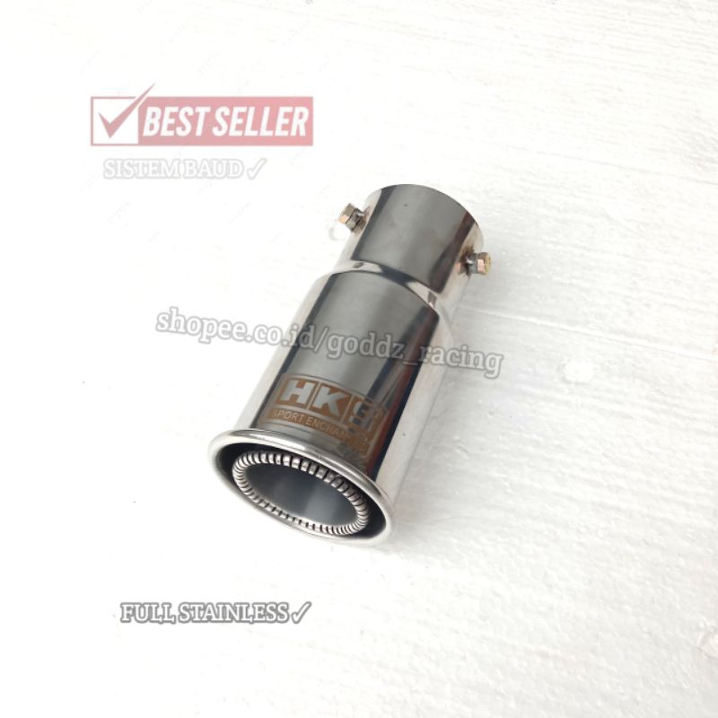 Knalpot Mobil sos Sous hks 01 khsusus truk canter regasa elf Triton bahan stainless baudan