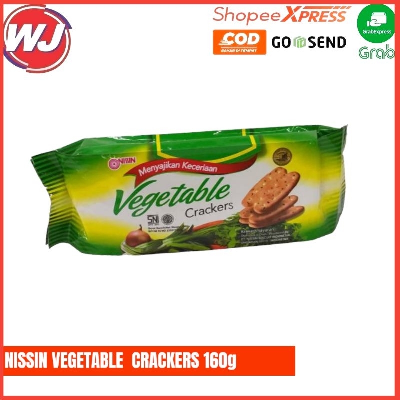 

NISSIN VEGETABLE CRACKERS 160 G