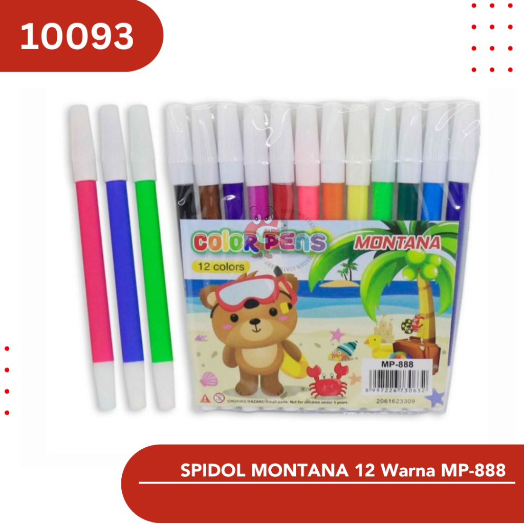 

Spidol Montana 12 Warna MP-888