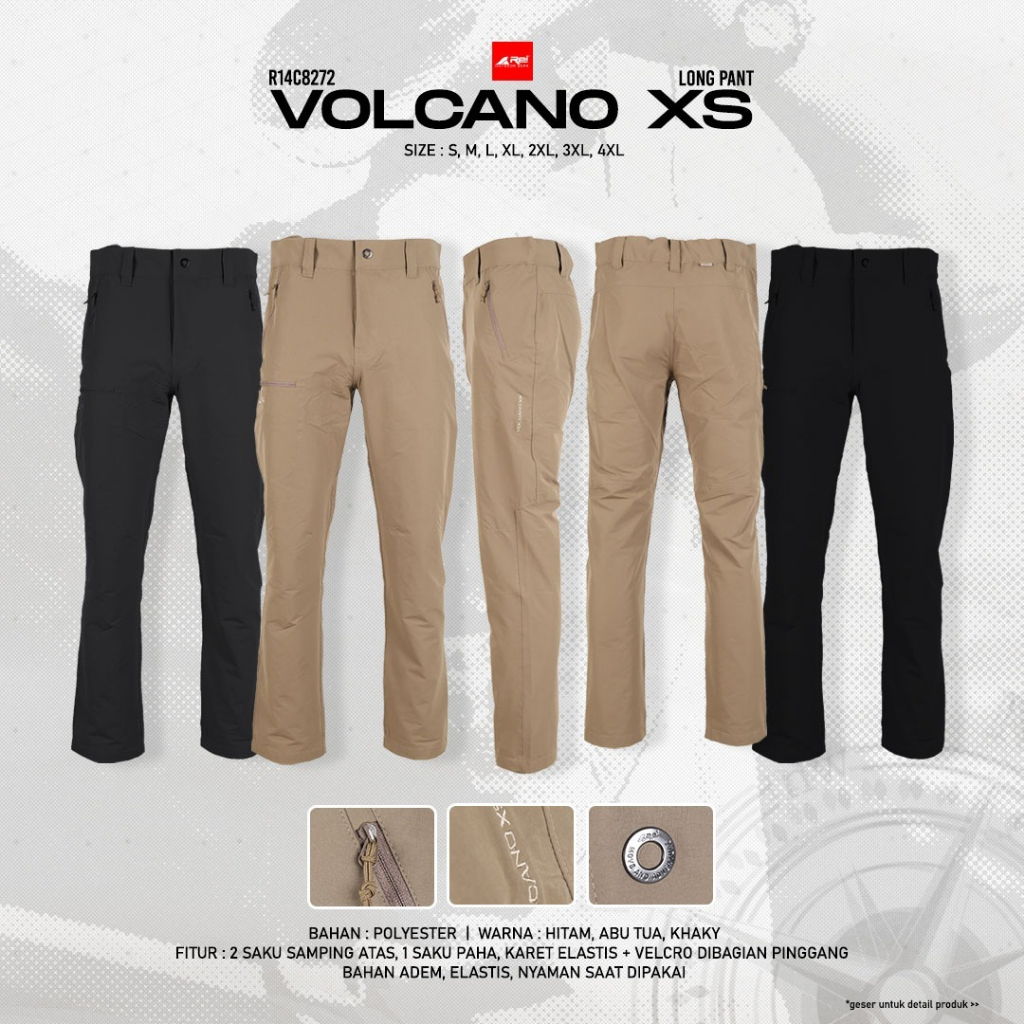Celana Panjang Gunung Pria PDL Volcano XS Arei Outdoorgear