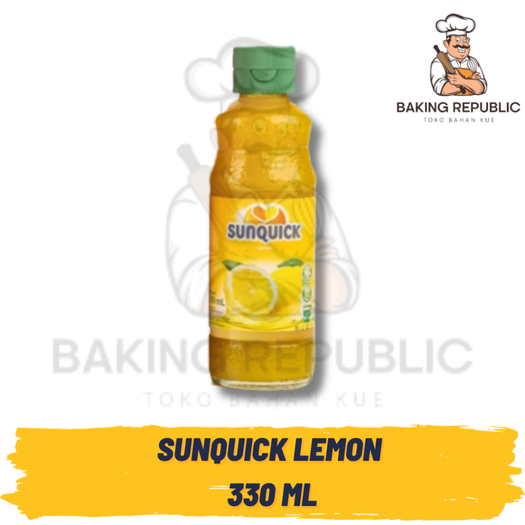 

SUNQUICK LEMON | 330 ML | SIRUP SUNQUICK LEMON | KEMASAN BOTOL KACA