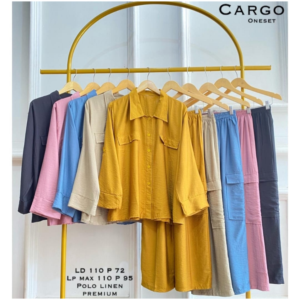 ONE SET CARGO MATERIALPOLO LINEN SIZE JUMBO