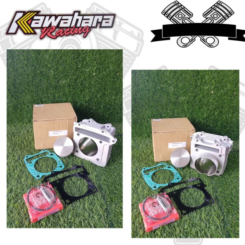 SILINDER BLOK KERAMIK SATRIA FU CYLINDER BLOK SATRIA 72MM SET PISTON