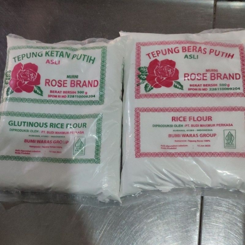 

Tepung Rose Brand Ketan Putih Tepung Beras