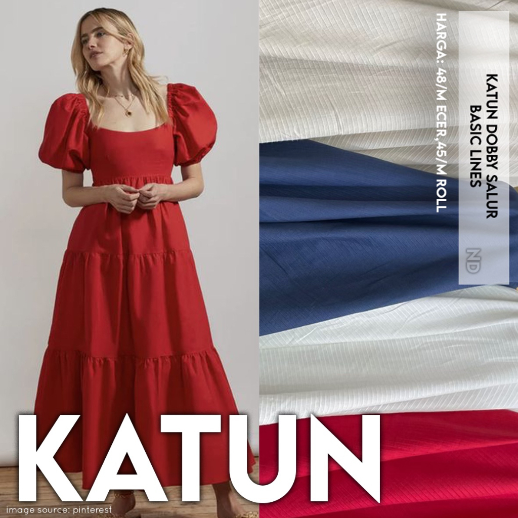 Katun Dobby Salur Basic Lines