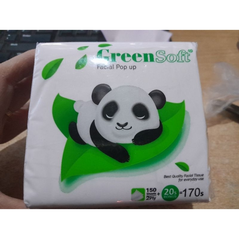 TISU GREEN SOFT POP UP