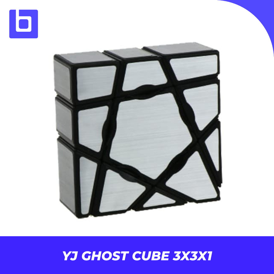 Cube 1x3x3 - Yongjun Ghost cube 1x3x3 - Yj Floppy - Yongjun Ghost cube - Ghostcube Black Silver