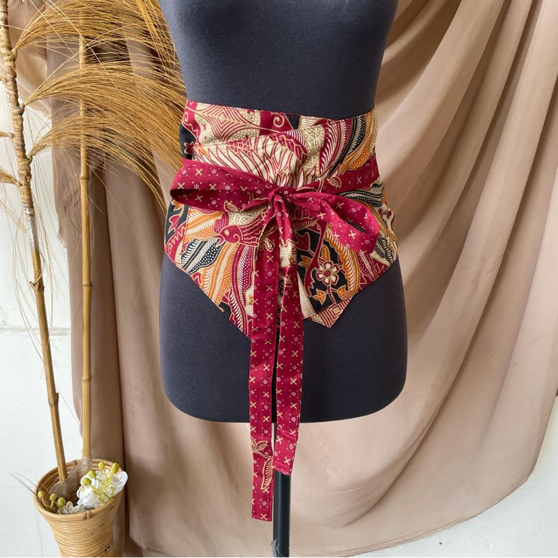 OBI BATIK BY AIIRIFORCLOTHING/obi belt/obi belt batik/obi belt modern/obi belt wanita