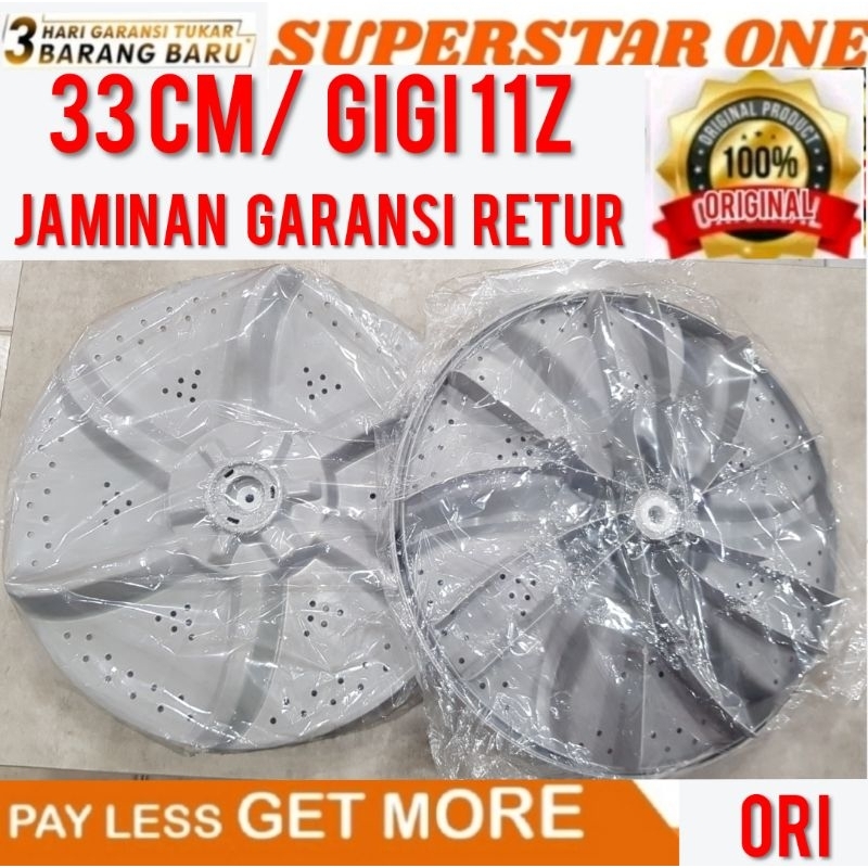 pulsator sanken AW-S807 pulsator SHARP 33cm gigi 11  pulsator mesin cuci sanken sharp midea panasoni