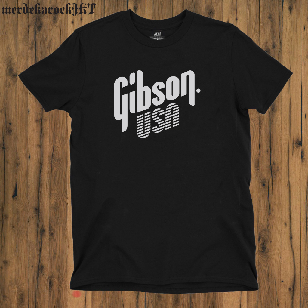 kaos distro GIBSON USA kaos distro musik band metal dewasa original