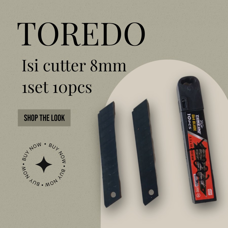 

TOREDO ISI CUTTER 18MM 1SET