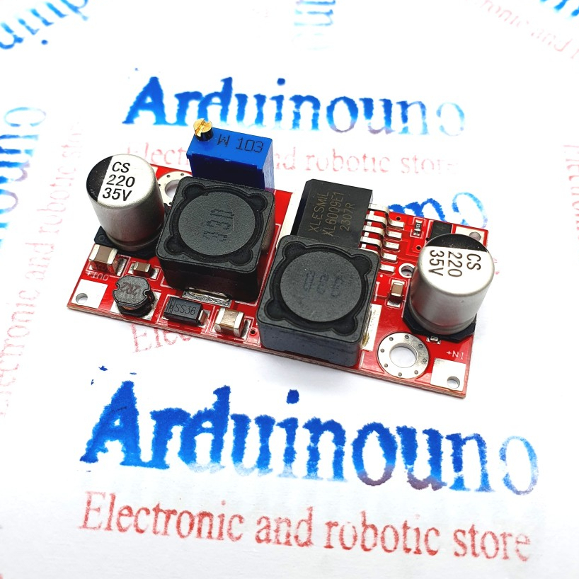 Xl6009 buck boost DC PCB merah step up step down stabilizer Module DC Xl 6009