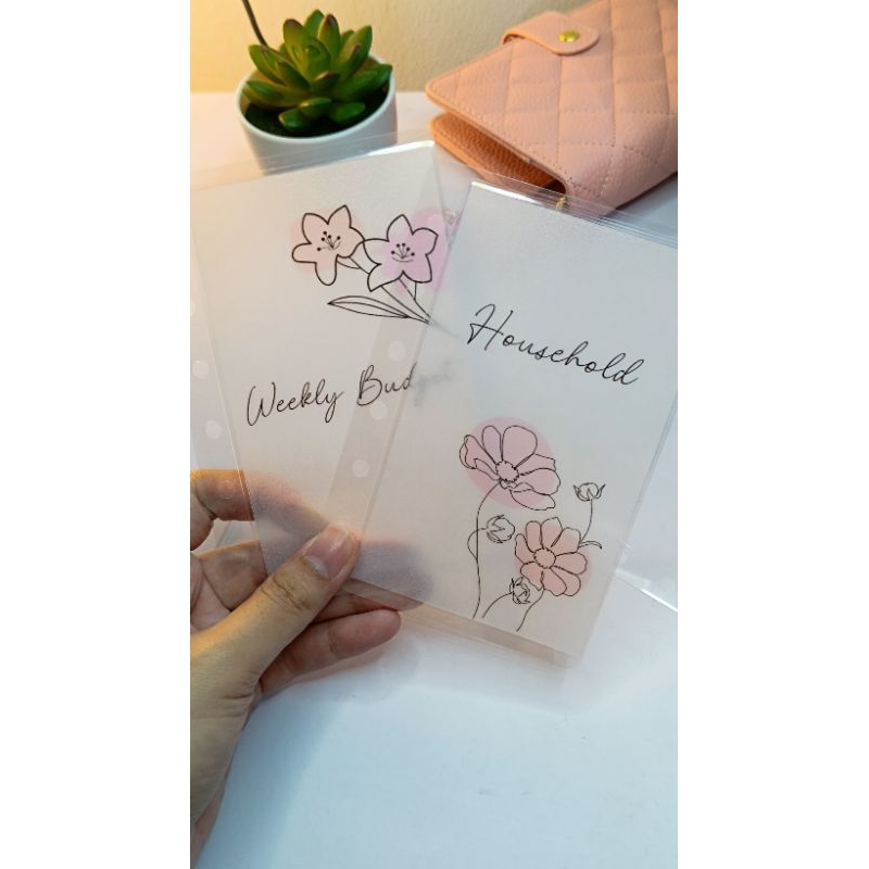 

Cash Envelope Pink Flower A7 Laminasi Laminating untuk Kategori Budgeting