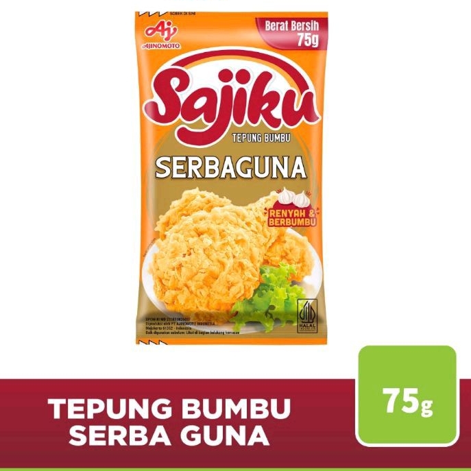 

sajiku tepung bumbu serbaguna 75gr