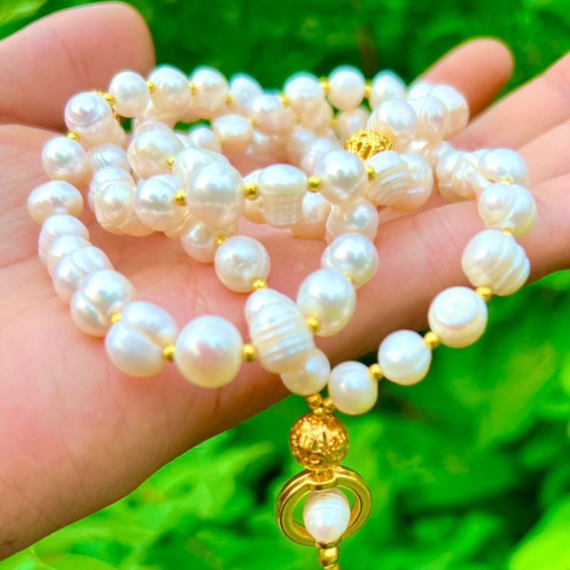 Tasbih mutiara air tawar 8mm 99 Butir