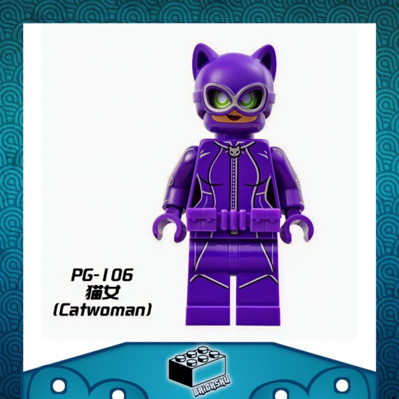 Mainan Minifigure Lego Catwoman Superhero DC Justice League PG106