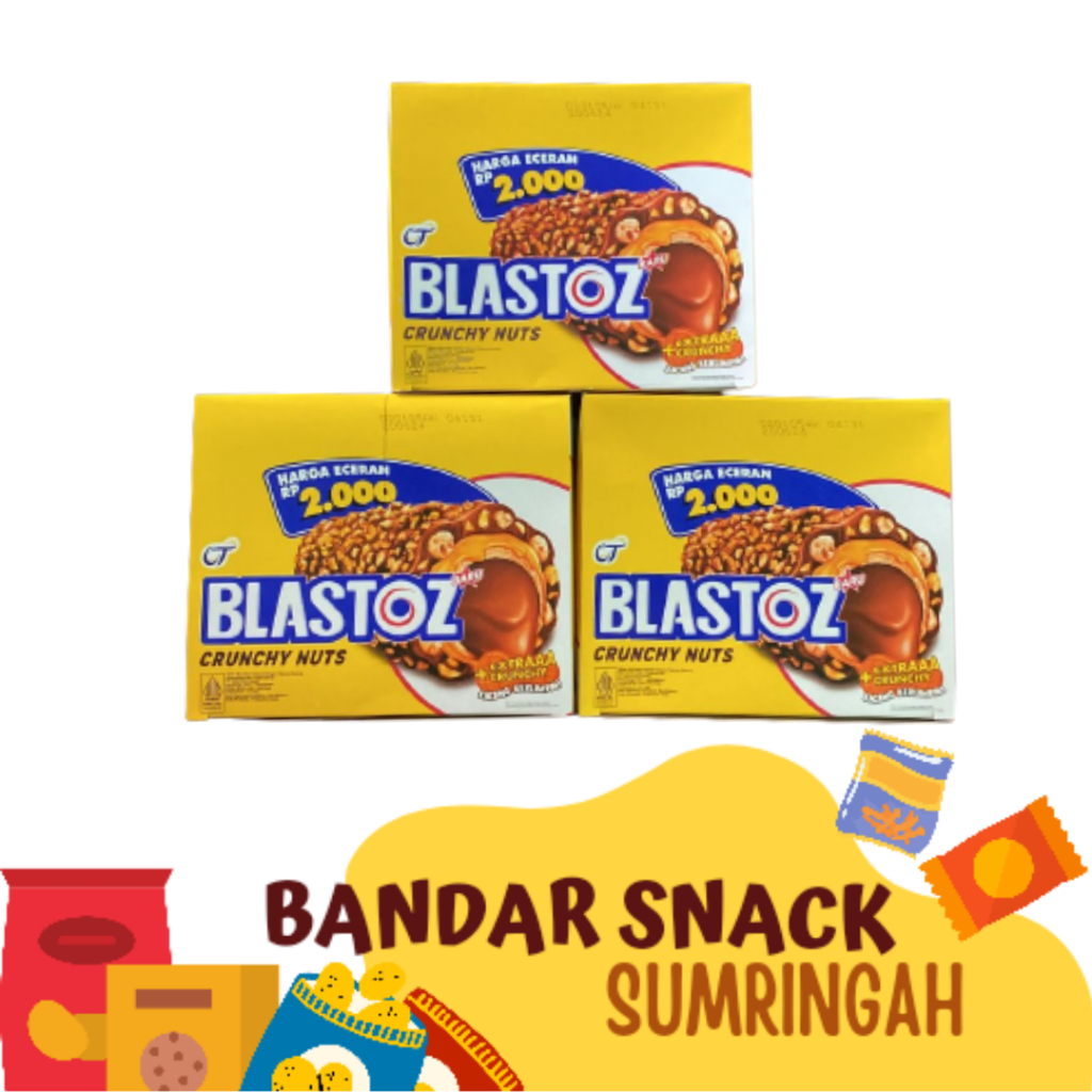 

BLASTOZ CRUNCHY NUTS [6KOTAK X 12PCS X 24 GRAM]