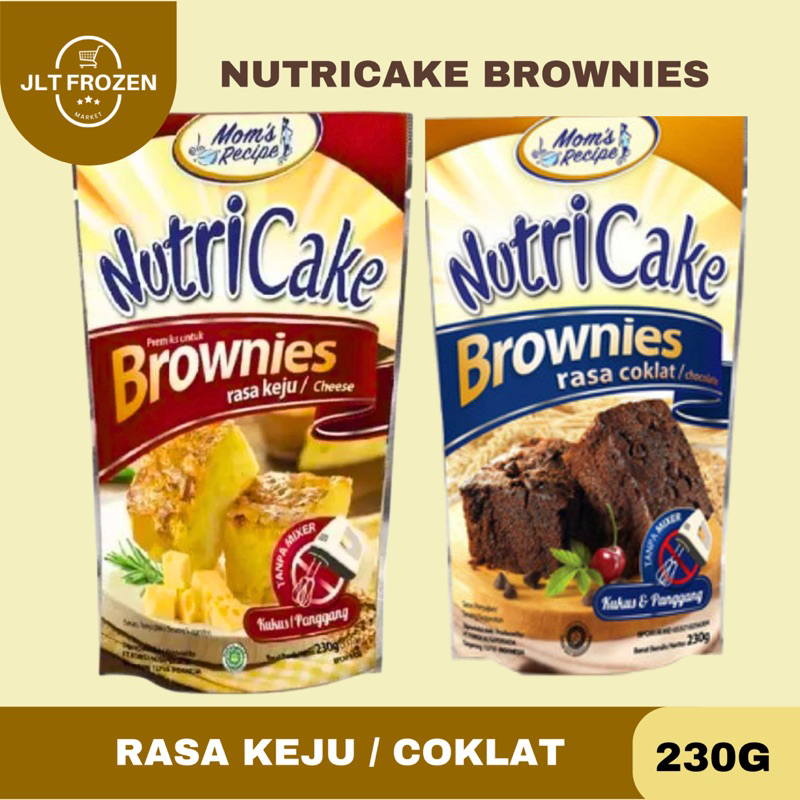 

Nutricake Brownies Instan / Tepung Brownies Cake Kukus Instan / Keju Coklat Brownies - 230g