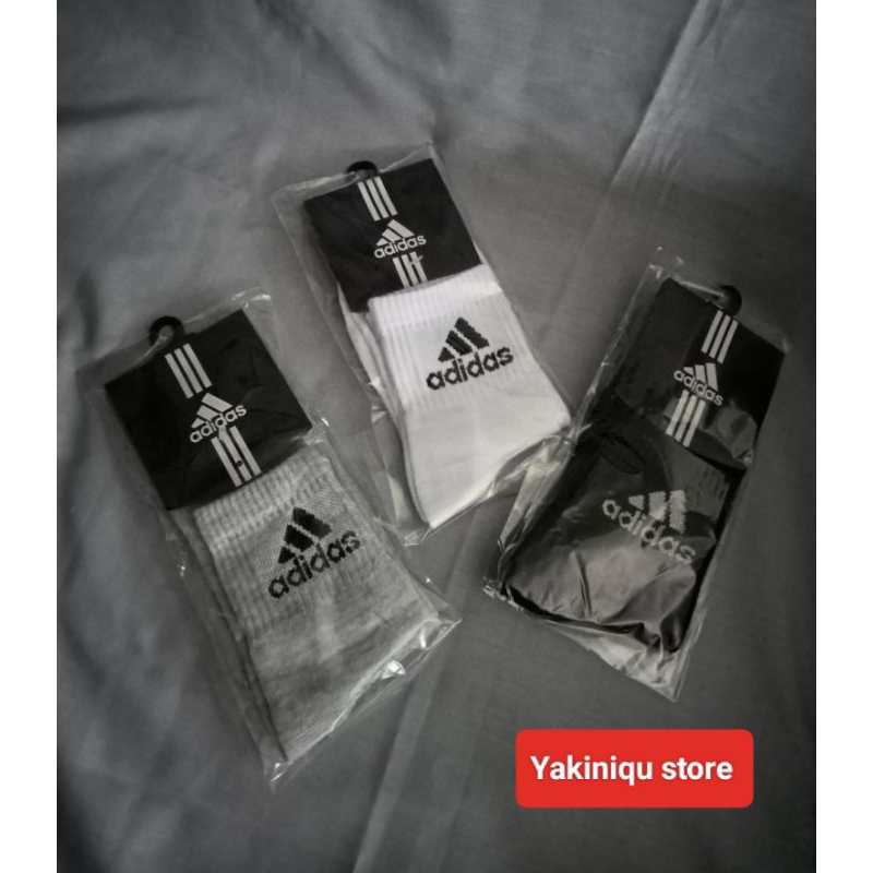 Adidas sock kaos kaki pendek pria | kaos kaki old school