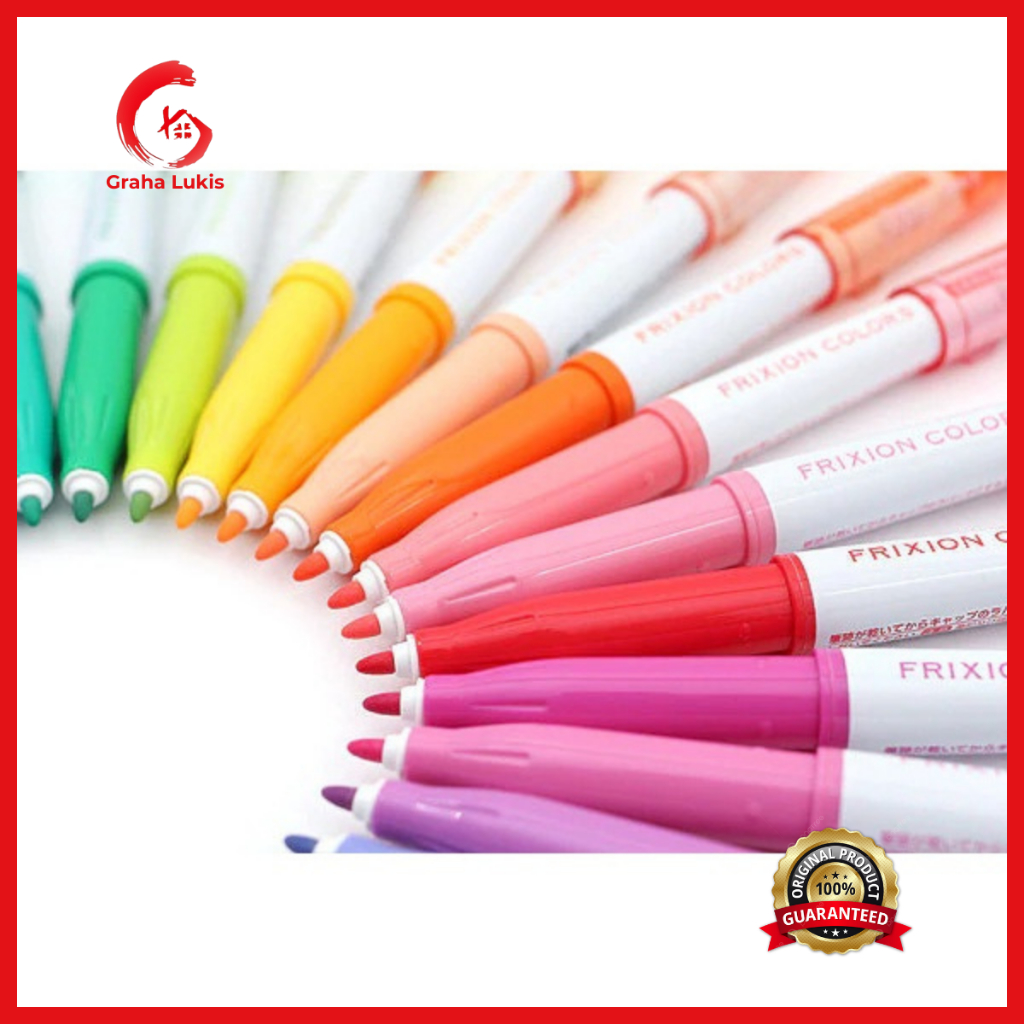 

PILOT PEN FRIXION COLORS - Marker / Spidol Yang Dapat Dihapus
