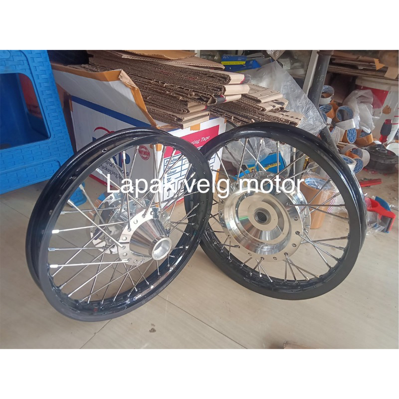 velg N max new ring v Rossi hitam glossy