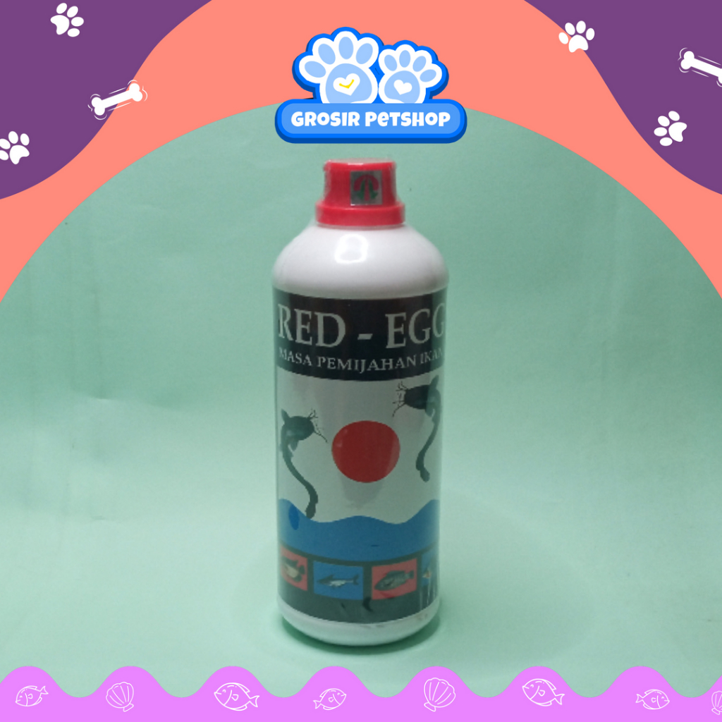 RED EGG 1L - OBAT PEMIJAHAN IKAN LELE VITAMIN IKAN KOI VITAMIN IKAN LELE VITAMIN IKAN NILA IKAN CUPA