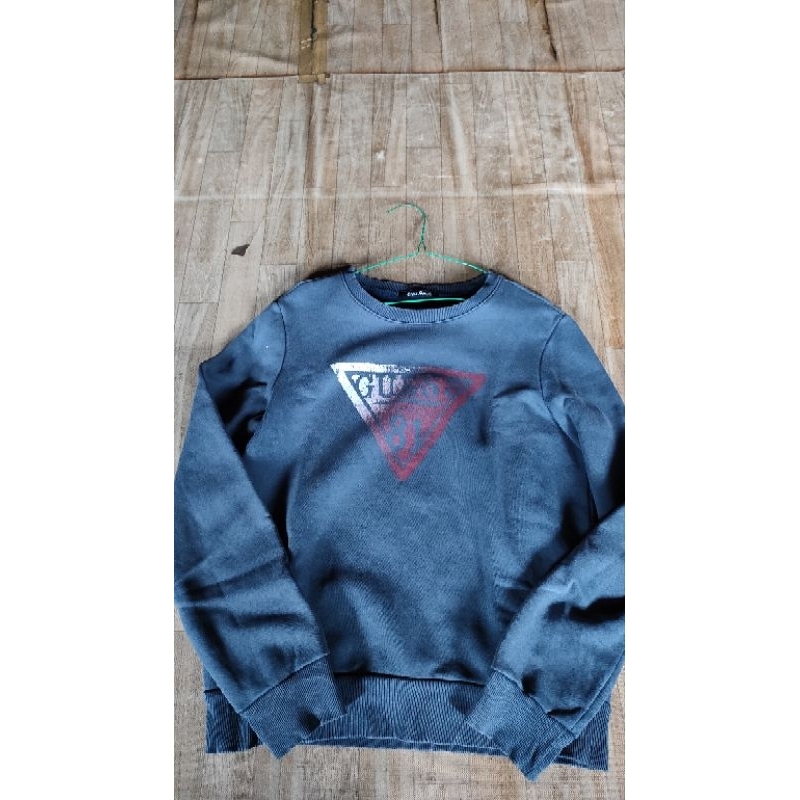 baju lengan panjang pria branded - guess