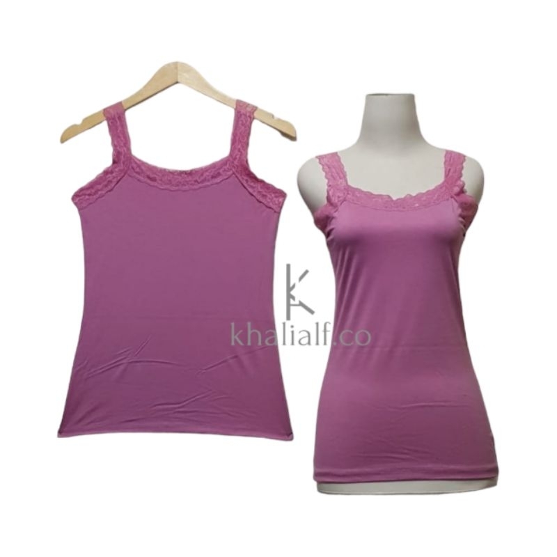 Tangktop  Renda Khalialff Pink | tengtop renda