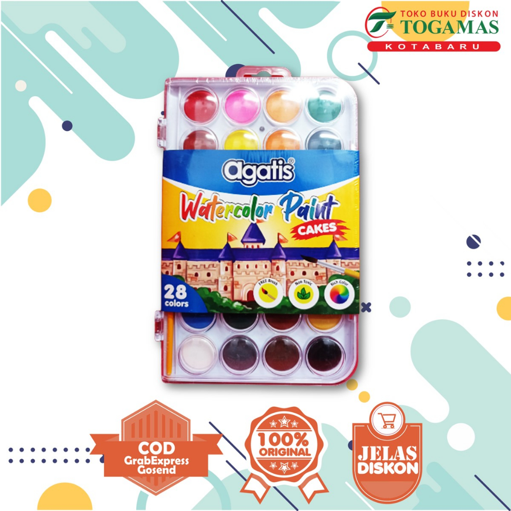 

Water Color Eco Agatis Paint Cake 28C