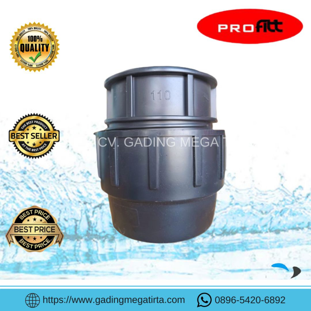 Compression Plug Fitting HDPE 110mm