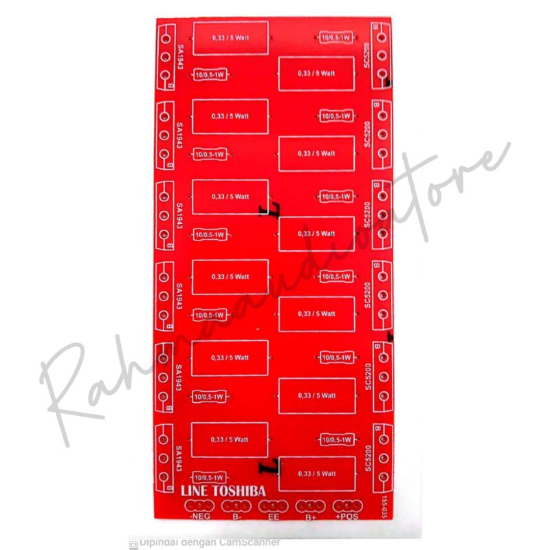 PCB LINE TOSHIBA 6 SET 2U
