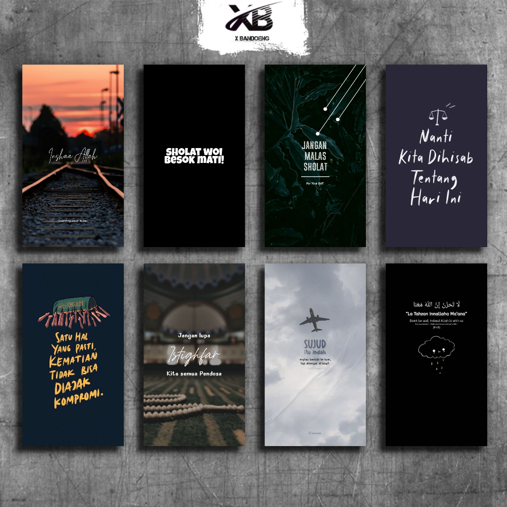 XB Hiasan Dinding QUOTES ISLAM Poster Kayu MDF Motivasi kata kata KEREN Wall Decor Rumah 20A