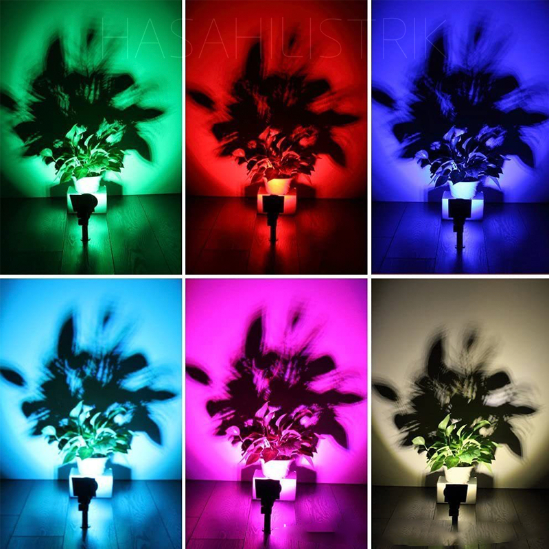 Lampu Led Tenaga Surya, Lampu Sorot Luar Ruangan Led Tenaga Surya, Anti Air, Kontrol Lampu Lantai,