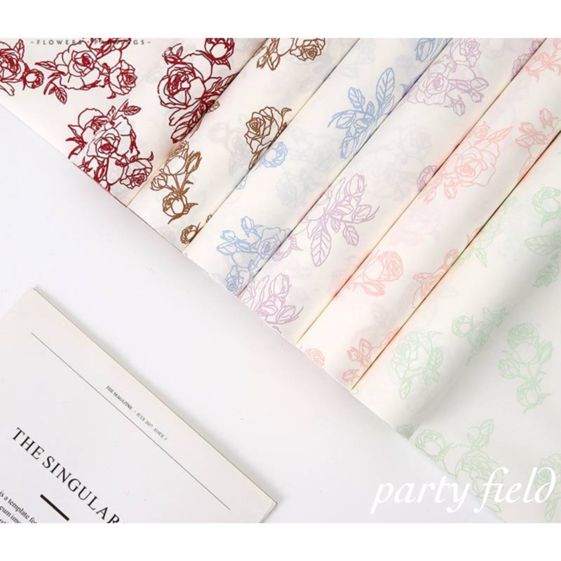 

[1PAK/15PCS] ALS Kertas buket bunga / Flower bouquet wrapping paper