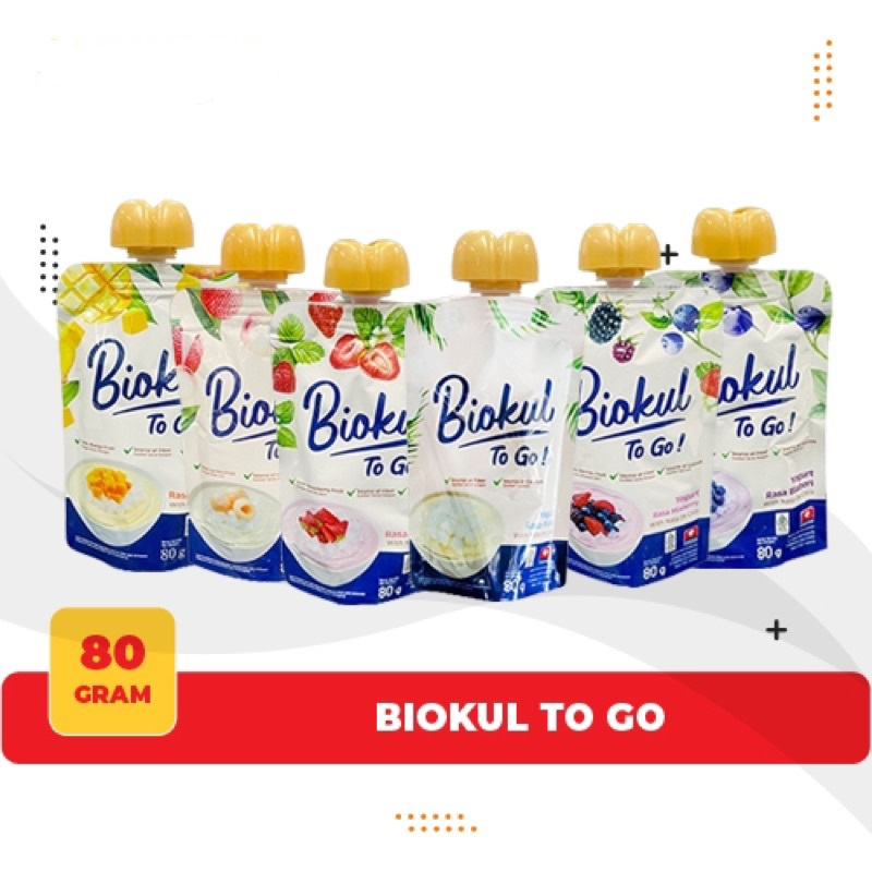 

Biokul Yogurt To go 80 gr - Yoghurt Aneka Rasa Buah dan Original 80 Gr