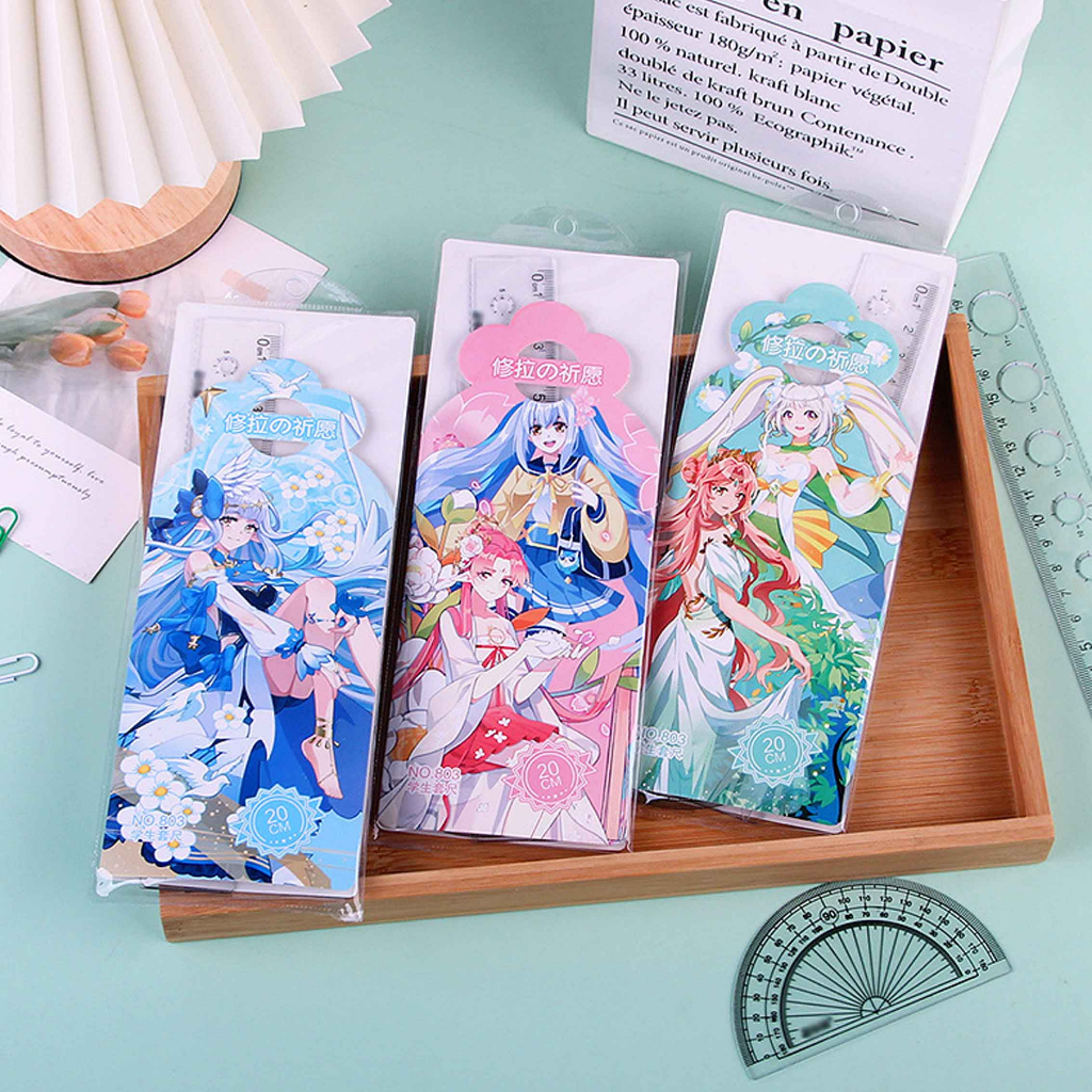 

Penggaris Karakter * Set Penggaris * Alat Ukur Matematika * 20cm