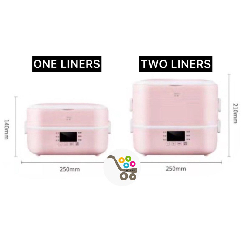 ELECTRIC DIGITAL LUNCH BOX / PEMANAS MAKANAN ELECTRIK / LUNCH BOX ELEKTRIK HEMAT LISTRIK / KOTAK BEK