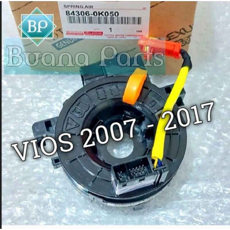 Kabel Spiral Klakson Fleksibel Stir Airbag Vios Gen 2 Gen 3 2007 2008 2009 2010 2011 2012 2013 2014