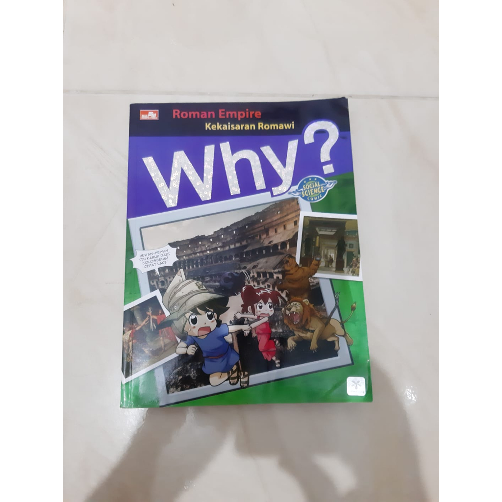 Bekas - Buku Komik Anak Why? Social Science Comic Roman Empire-Kekaisaran Romawi