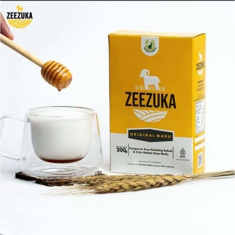 

zeezuka susu kambing | 200gr | kemasan box | rasa madu