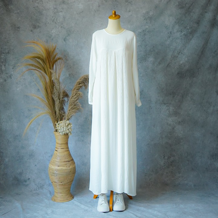 WARRA DRESS 2 Gamis Daily Fashion Muslim Terbaru GAmis Crinkle Airflow Premium 2023 Baju Gamis Remaj