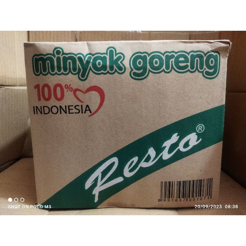 

MINYAK GORENG RESTO BANTAL 360ML ISI 24