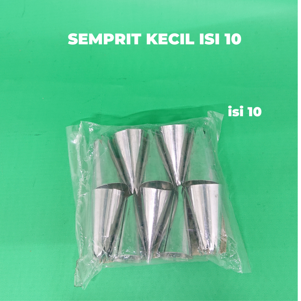 Cetakan Semprit/ Spuit Cetakan Kue Kering isi 10 (uk. kecil)